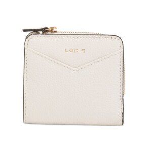 LODIS Clay Leather Small Zip Wallet